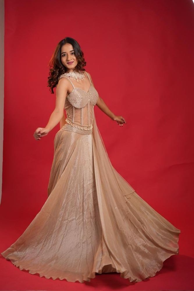 Pink Blush Lehenga view 5